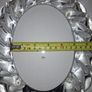 SALE!  Large Oval CRYSTAL Picture / Photo Frame Image 9