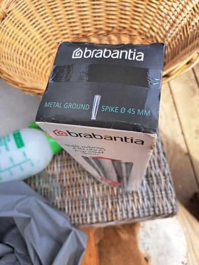 Brand New Brabantia Metal Ground Spike for Rotary Clothes Line