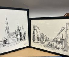 Pair of images of Letterkenny Donegal