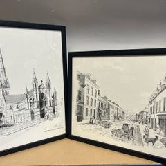 Pair of images of Letterkenny Donegal