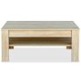 Coffee Table Chipboard 110x65x48cm Oak - Free Delivery Nationwide Image 3