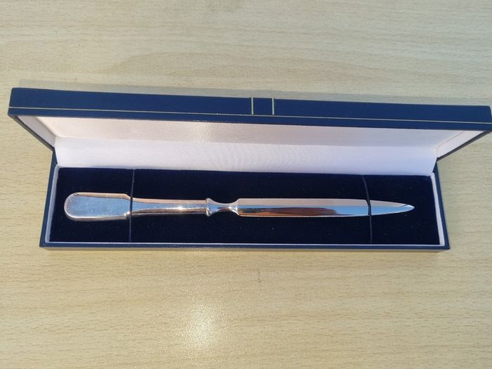 Vintage silver plate paper knife