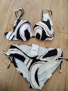 Bikini Summer Triumph Allure Midi Brand New white braun beige black Size 40 c top 42 bottom