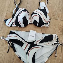 Bikini Summer Triumph Allure Midi Brand New white braun beige black Size 40 c top 42 bottom