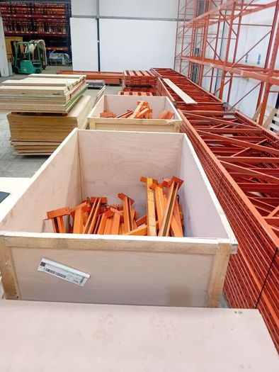 Warehouse storage racking