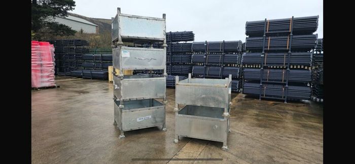 Galv Storage Bins / Stillages