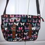 Butterfly printinting satchel messenger bag Image 2