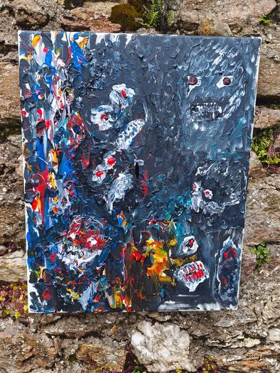 DESIRE Original Acrylic Painting | They Fight for the Future #52