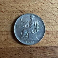 Italy 1 Lira - Vittorio Emanuele III (1924)