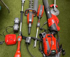 Professional Husqvarna Battery Powered Garden Tools Complete Set