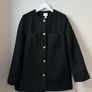 H&M Boucle Jacket Black Size M! Image 3