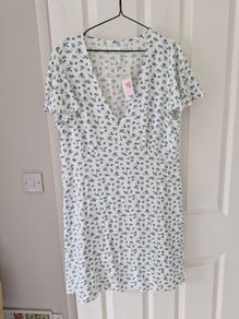 NWT white floral dress