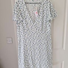 NWT white floral dress