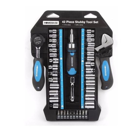 42 Piece Stubby Tool Set