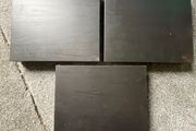 Ikea Lack Shelves Lot Black Used