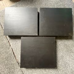 Ikea Lack Shelves Lot Black Used
