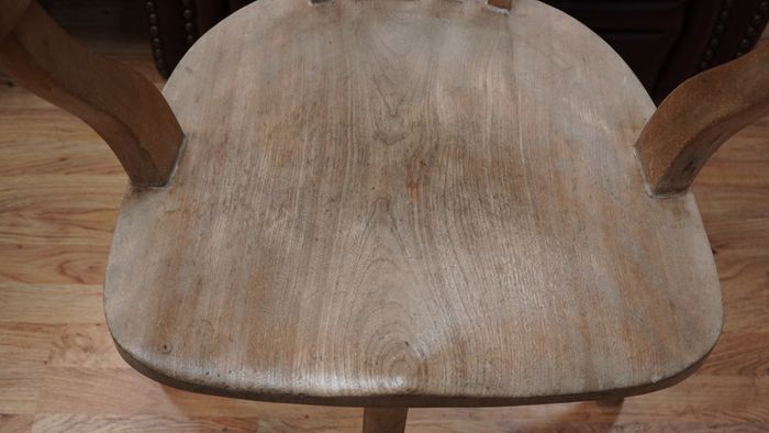 Antique Farmhouse Swivel Desk Chair