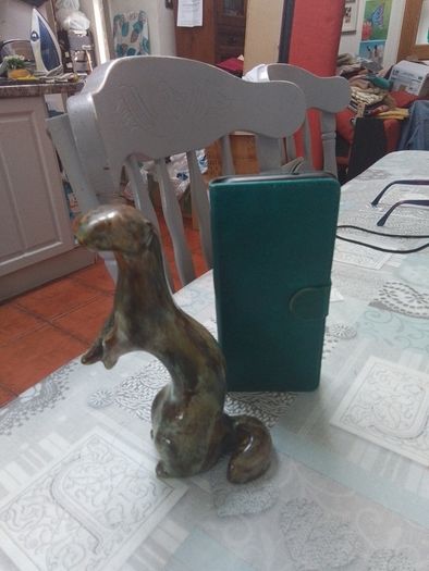 Three Wild Ceramic & Stone Animals