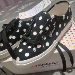 Superga polka dot shoes brand new still in boxs