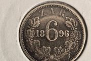 ZAR 6 pence 1896