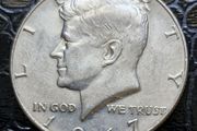 1967 United States "Kennedy Half Dollar" 40% Silver coin