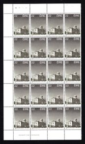 1985 Ireland Bicentenary of Dunsink Observatory Commemorative Stamps Block of 20 with Plate 1A1A1A1A Mint Never Hinged (MNH)