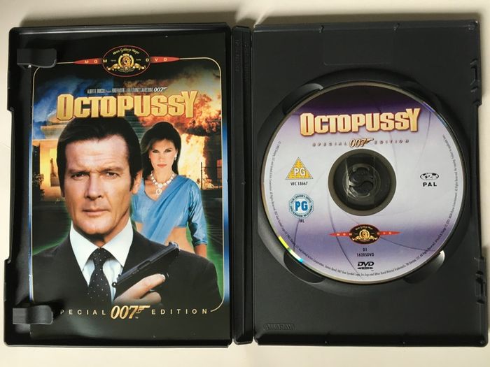 007 James Bond - Octopussy [1983] Roger Moore, Maud Adams, Louis Jourdan, Desmond Llewelyn, Lois Maxwell & Kristina Wayborn [Movie DVD]
