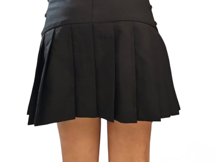 Women School Uniform Pleated Skirt Schoolgirl Uni