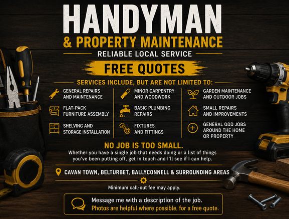 Handyman & Property Maintenance Cavan & Surrounding Areas