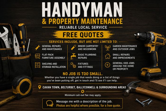 Handyman & Property Maintenance Cavan & Surrounding Areas