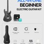 Smart Electric Guitar with Built-in DSP Effects, 4 Presets, USB-C OTG Recording, Headphone Output, Alnico Pickups w/Coil Split, Carbon Fiber Body, Gig Bag, Strap, Cable & Picks Image 9