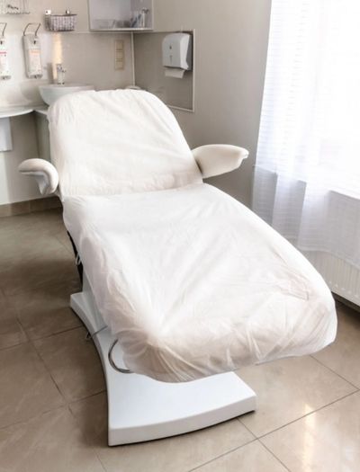 Disposable armchair cover with elastic band, 10 pcs.