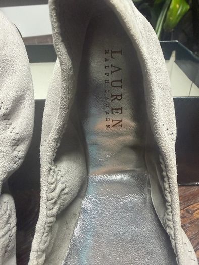 Betty Suede Ballerina shoes from Ralph Lauren. Size UK6.5 EU40. NEW