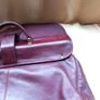 Holden Brown Leather Briefcase Suede Lined Image 8
