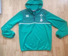 Ireland Rugby Quarter Zip Hoodie (S)