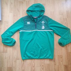 Ireland Rugby Quarter Zip Hoodie (S)