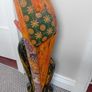 Vintage Indonesian folk art tall wooden cat sculpture Image 6