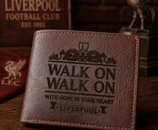 Liverpool PU Leather Laser Engraved Wallet