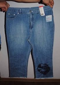 BNWT Marks&Spencer Tie dye cropped jeans size UK18 EU46 Postage included