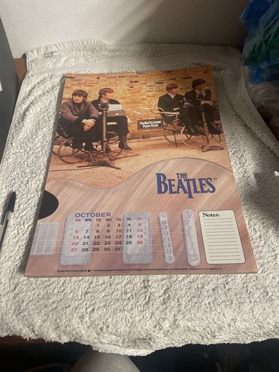 The Beatles Official calendar 1991
