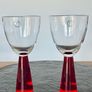Vintage| Set of 2 Artland Prescott wine glasses Image 2