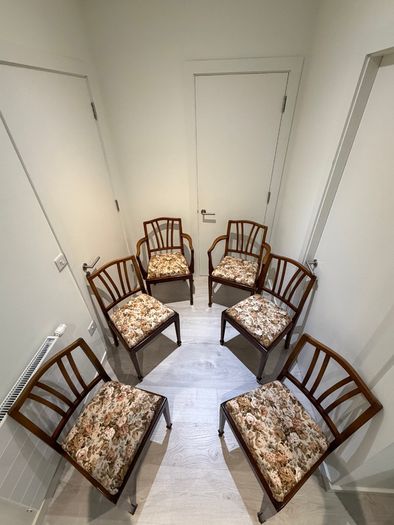 Dining Chairs Solid Wood  NEW Upholstery & Memory Foam