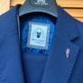 Men's Mark Darcy navy three piece suit Image 3