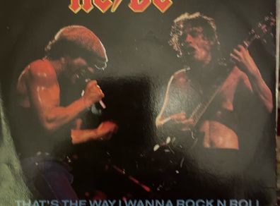 AC/DC That's the way I want to rock n roll limited edition picture sleeve 7 inch vinyl record