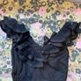 RRP360 Michael Kors luxury collection black lace dress size medium comfortable elasticated waist Image 2
