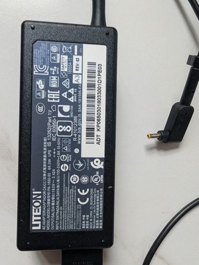 Genuine 65W Charger - 19V 3.42A