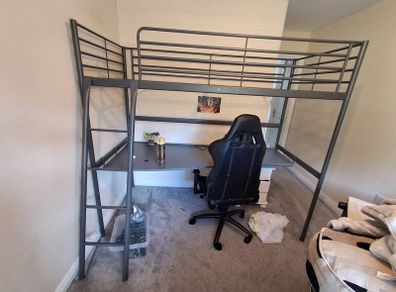 IKEA Loft Bed with Desk