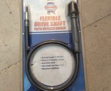 Faithfull flexible drive shaft with keyless chuck