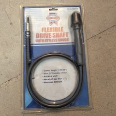 Faithfull flexible drive shaft with keyless chuck