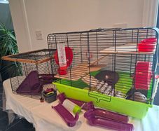 Hamster Cage and Accessories Bundle